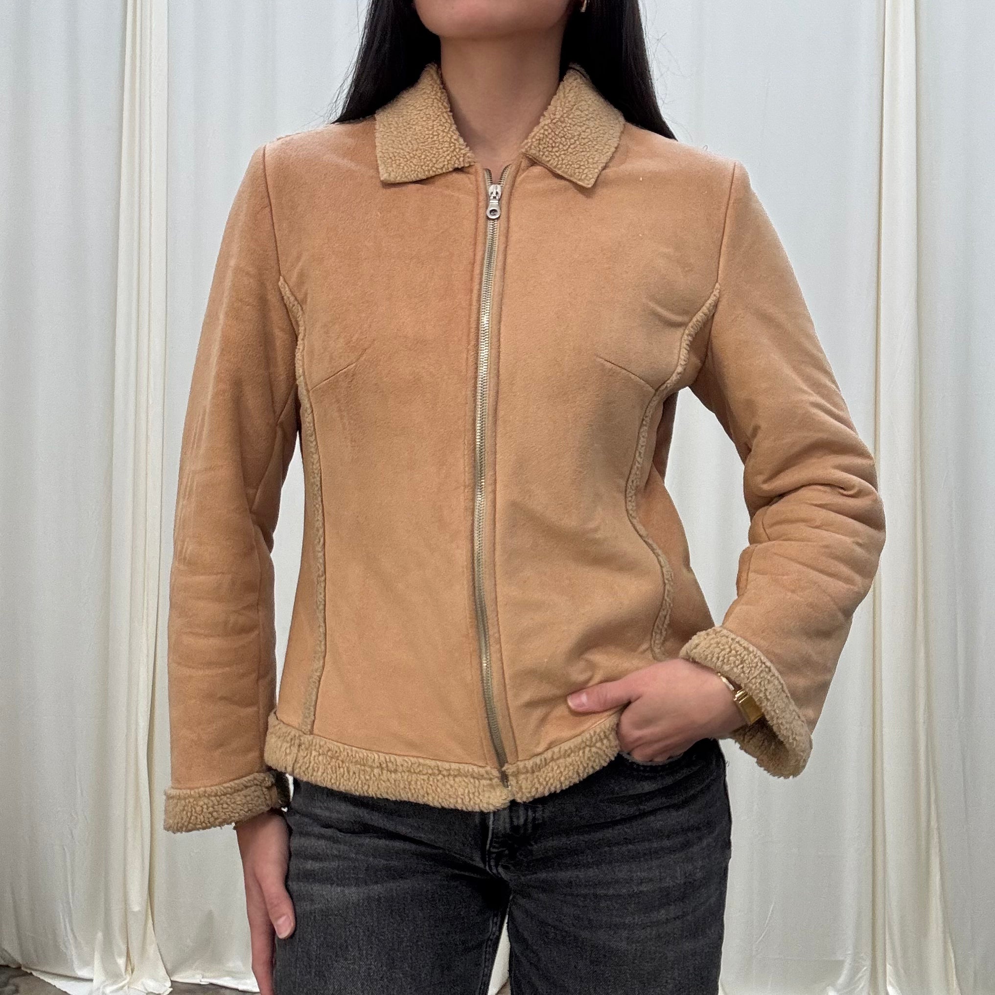 Sherpa Zip Up Jacket